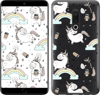 

Чехол Единорог и кофе для Meizu 15 840904