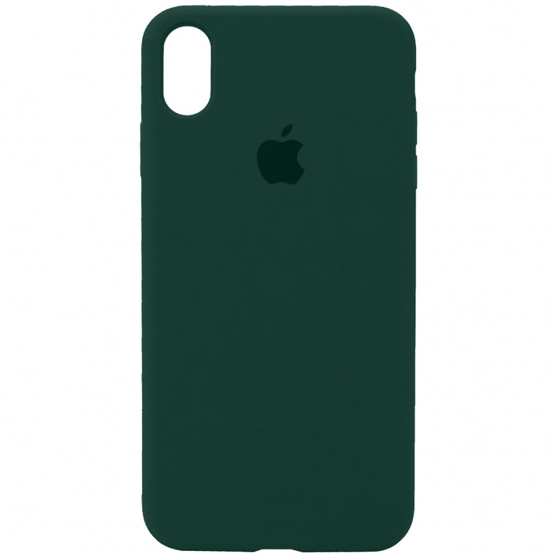 Чохол Silicone Case Full Protective (AA) на Apple iPhone XR (6.1") (Зелений / Forest green)