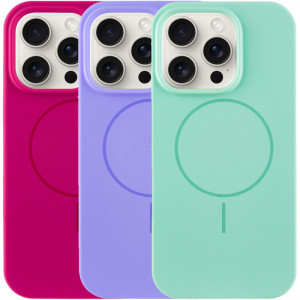 Чохол Silicone Case Full Protective (AA) NO LOGO with Magnetic Safe на Apple iPhone 14 Pro Max (6.7")