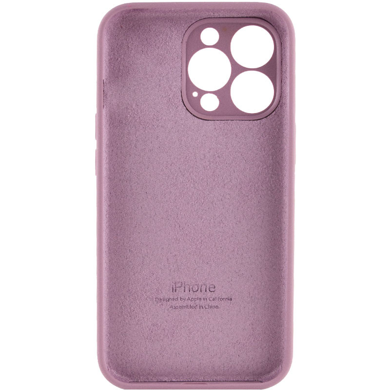 Фото Чехол Silicone Case Full Camera Protective (AA) для Apple iPhone 15 Pro (6.1") (Лиловый / Lilac Pride) на vchehle.ua