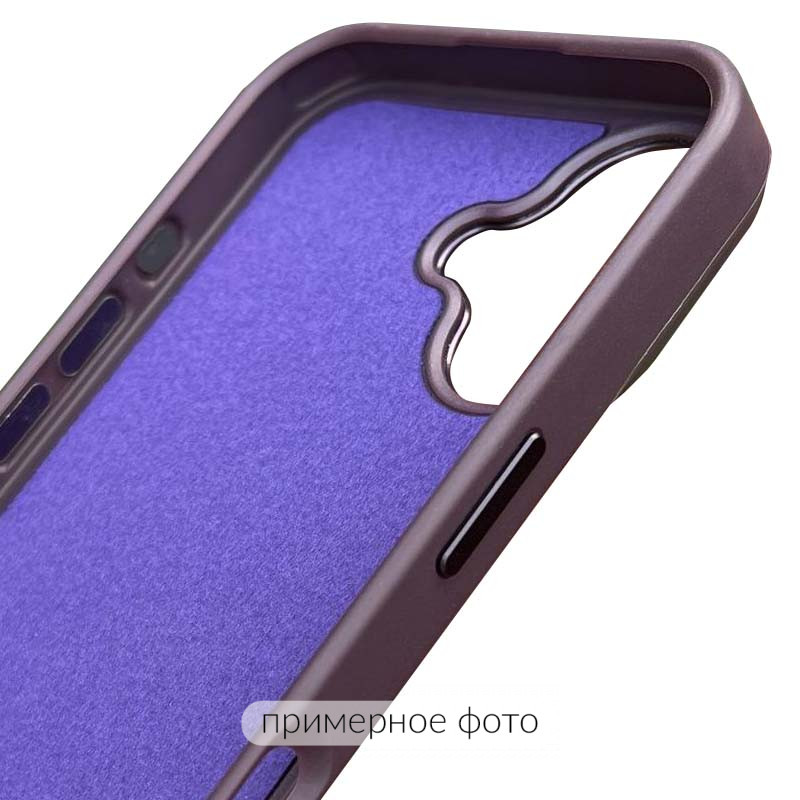 Фото Кожаный чехол SnapCase with Magnetic Safe для Apple iPhone 13 Pro Max (6.7") (Dark Purple) на vchehle.ua