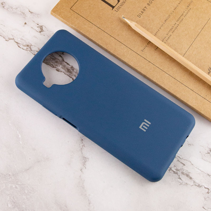 Купити Чохол Silicone Cover Full Protective (AA) на Xiaomi Mi 10T Lite / Redmi Note 9 Pro 5G (Синій / Navy Blue) на vchehle.ua