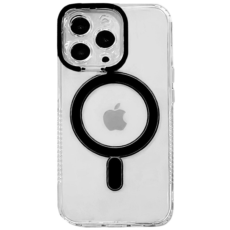 TPU чохол ColorCam with Magnetic Safe на Apple iPhone 12 Pro Max (6.7") (Чорний)