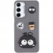 Фото Чехол TPU Leather Toys для Samsung Galaxy A15 4G/5G / M15 5G (Monster / Grey) на vchehle.ua