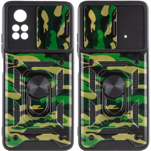 Ударостійкий чохол Camshield Serge Ring Camo на Xiaomi Poco X4 Pro 5G