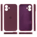 Фото Чохол Silicone Case Full Camera Protective (AA) на Apple iPhone 16 Plus (6.7") (Бордовий / Plum) в маназині vchehle.ua