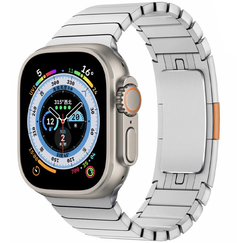 Ремешок Steel для Apple Watch 38/40/41/42mm(ser.10) (140-190mm) (Silver)