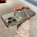 Фото TPU чехол Delight case with Magnetic Safe с защитными линзами на камеру для Apple iPhone 14 Pro Max (6.7") (Серый / Gray) в магазине vchehle.ua