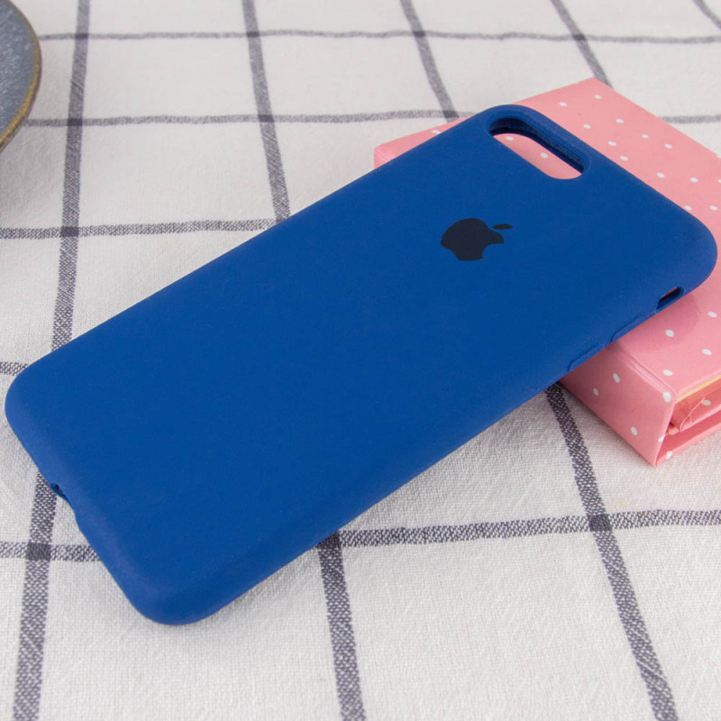 Фото Чохол Silicone Case Full Protective (AA) на Apple iPhone 7 plus / 8 plus (5.5") (Синій / Navy Blue) на vchehle.ua