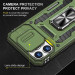 Замовити Удароміцний чохол Camshield Army Ring на Apple iPhone 12 Pro / 12 (6.1") (Оливковий / Army Green) на vchehle.ua