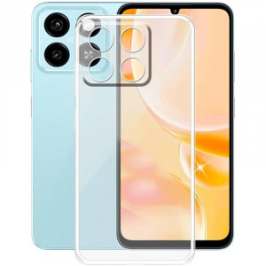 TPU чехол Epic Transparent 1,5mm Full Camera для ZTE Blade A55 4G