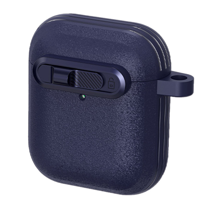 Фото Футляр Frosted для наушников Airpods 1/2 (Blue) в магазине vchehle.ua