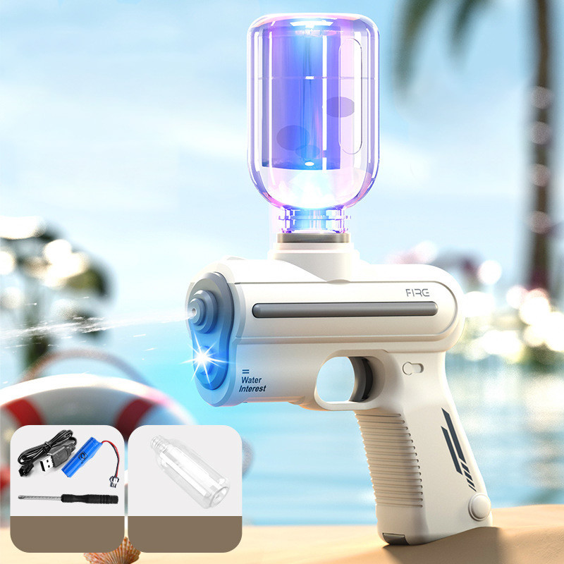 Заказать Водный аккумуляторный пистолет Water Gun 9007B (200ml) with lithium battery (White) на vchehle.ua
