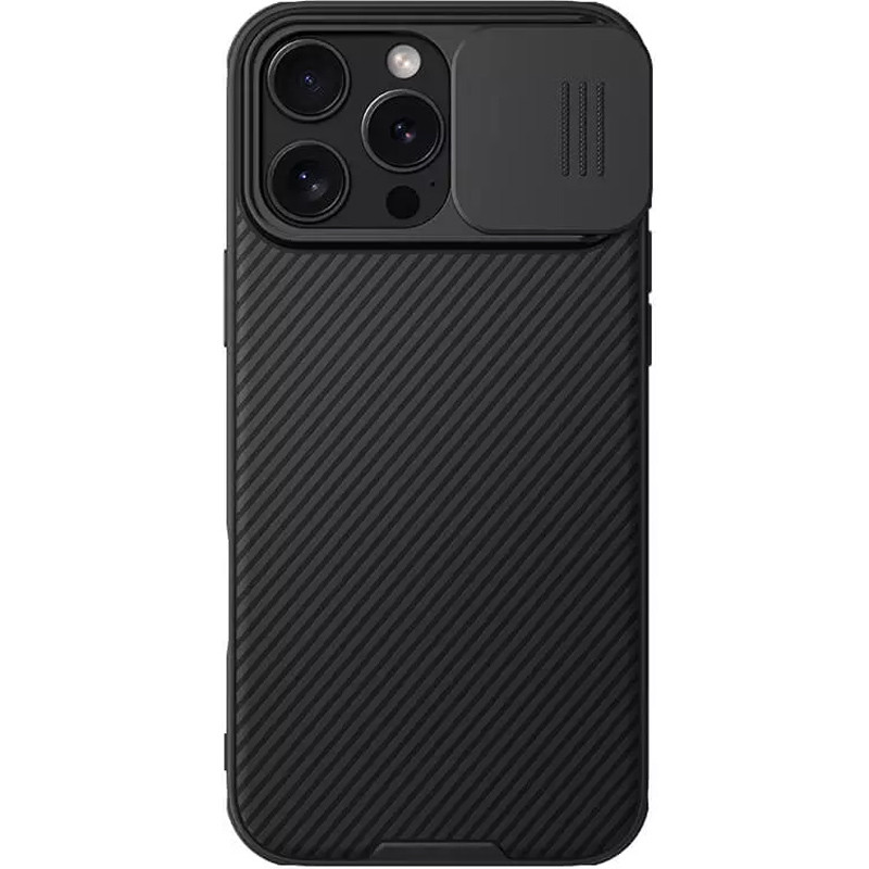 Карбоновая накладка Nillkin CamShield Pro для Apple iPhone 16 Pro Max (6.9") (Black)