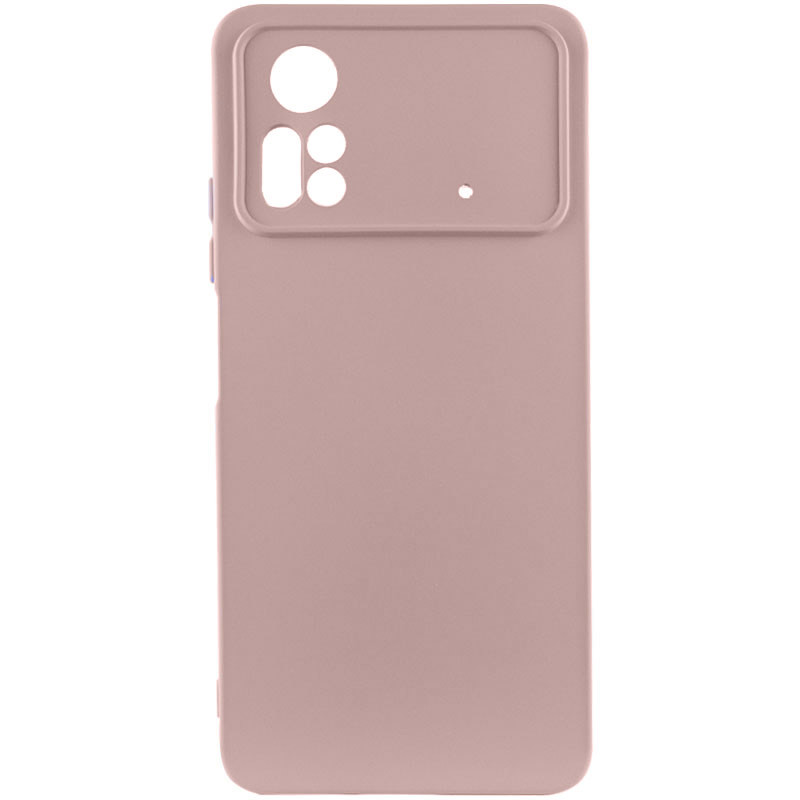 Чохол Silicone Cover Lakshmi Full Camera (A) на Xiaomi Poco X4 Pro 5G (Рожевий  / Pink Sand)