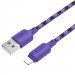 Дата кабель Hoco X116 Meridian USB to Lightning 2.4A (1m) (Gradient Purple Mix) в магазині vchehle.ua