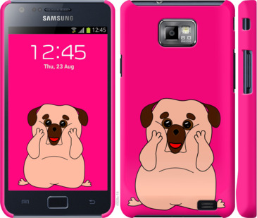 

Чехол Весёлый мопс для Samsung Galaxy S2 i9100 928253