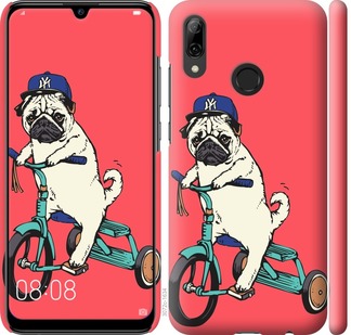 

Чехол Мопс на велосипеде для Huawei P Smart 2019 698314