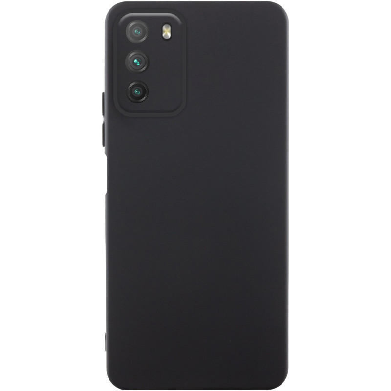 Чехол Silicone Cover Lakshmi Full Camera (AA) для Xiaomi Poco M3 (Черный / Black)
