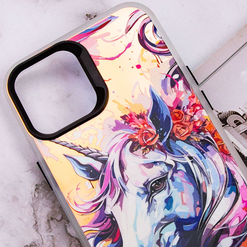 Фото TPU+PC чехол TakiTaki Magic glow для Xiaomi Redmi Note 10 / Note 10s (Unicorn / Pink / Purple) в магазине vchehle.ua