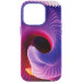 Кожаный чехол Colour Splash with Magnetic Safe для Apple iPhone 14 Pro Max (6.7") (Purple / Pink)