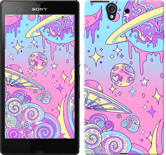 

Чохол Рожева галактика на Sony Xperia Z C6602 633430