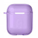 Фото Футляр TPU Colorful для наушников Airpods 1/2 (Purple) на vchehle.ua