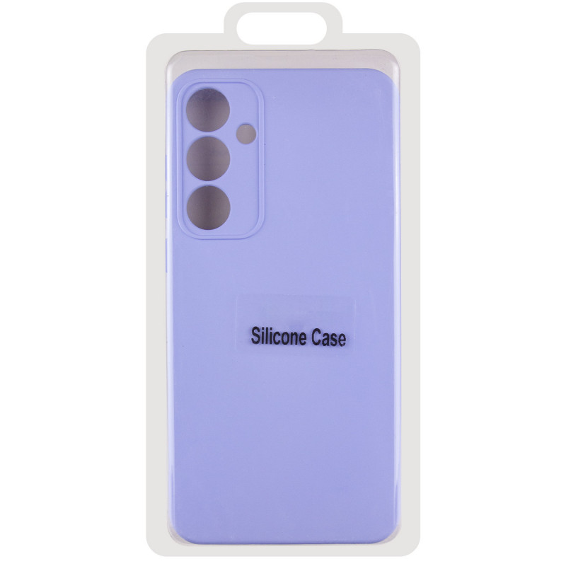 Купити Чохол Silicone Cover Lakshmi Full Camera (A) на Samsung Galaxy A35 (Бузковий / Dasheen) на vchehle.ua