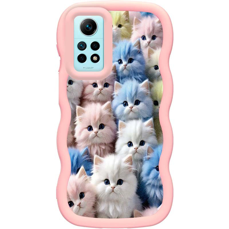 Чохол TPU Cloudy Pictures на Xiaomi Redmi Note 12 Pro 4G (Kittens)