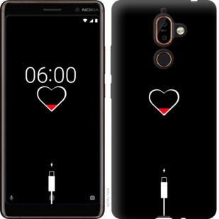 

Чехол Подзарядка сердца для Nokia 7 Plus 721550