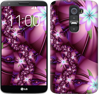 

Чехол Цветочная мозаика для LG G2 121010