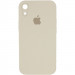 Чехол Silicone Case Square Full Camera Protective (AA) для Apple iPhone XR (6.1") (Бежевый / Antique White)