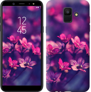 

Чехол Пурпурные цветы для Samsung Galaxy A6 2018 631320