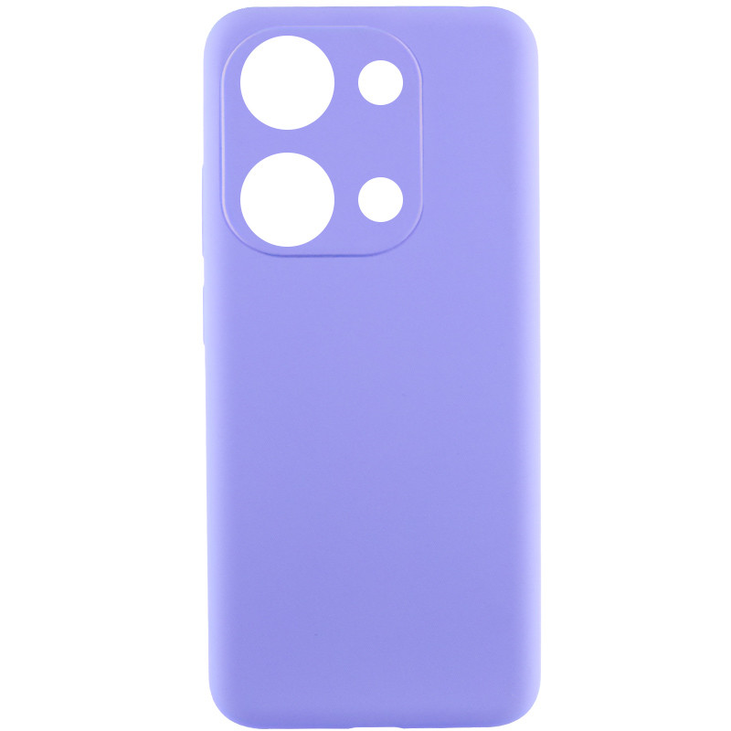 Чехол Silicone Cover Lakshmi Full Camera (AAA) для Xiaomi Redmi Note 13 4G (Сиреневый / Dasheen)