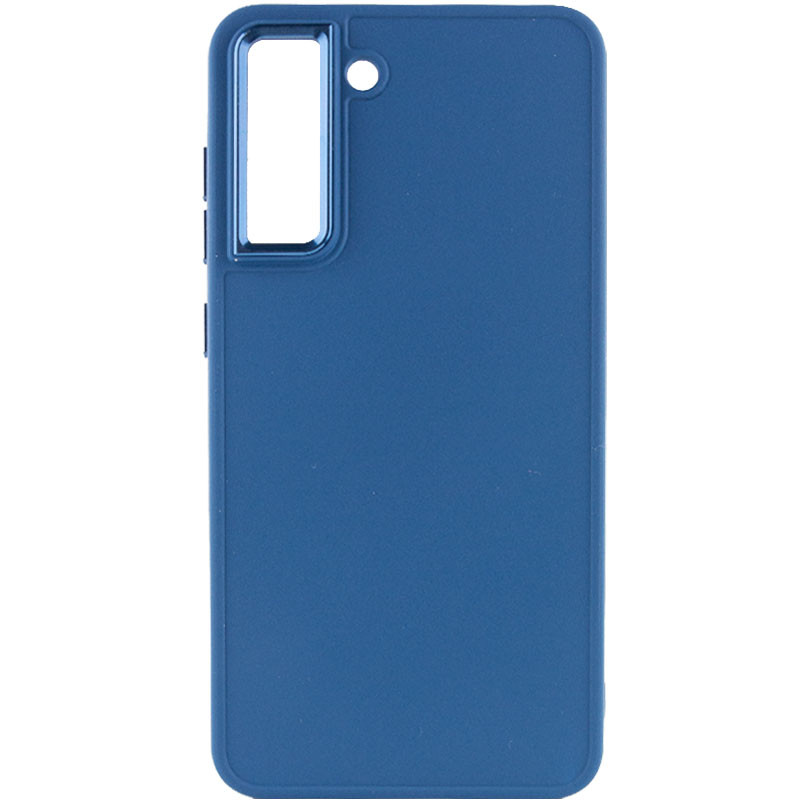 Фото TPU чехол Bonbon Metal Style для Samsung Galaxy S24+ (Синий / Denim Blue) на vchehle.ua