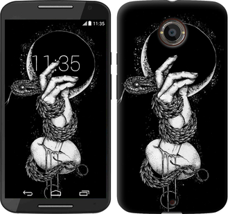 

Чехол Змея в руке для Motorola Moto X2 413312