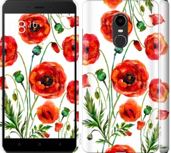 

Чехол Нарисованные маки для Xiaomi Redmi Note 4 (Snapdragon) 744078