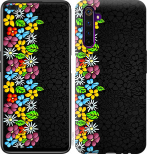 

Чехол цветочный орнамент для Realme 6 Pro 921480