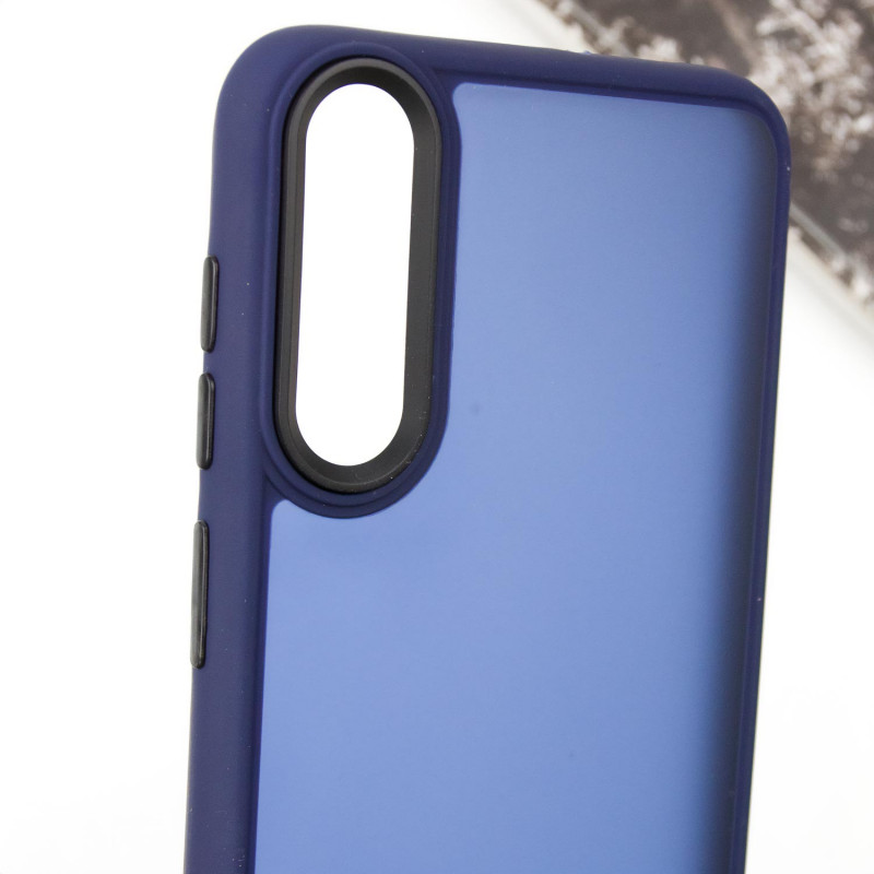 Купить Чехол TPU+PC Lyon Frosted для Samsung Galaxy A50 (A505F) / A50s / A30s (Navy Blue) на vchehle.ua