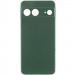 Чехол TPU GETMAN Liquid Silk Full Camera для Google Pixel 7 (Зеленый / Dark green)