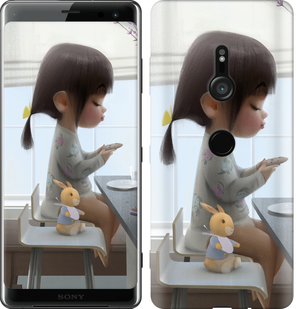 

Чохол Мила дівчинка з зайчиком на Sony Xperia XZ3 H9436 688869