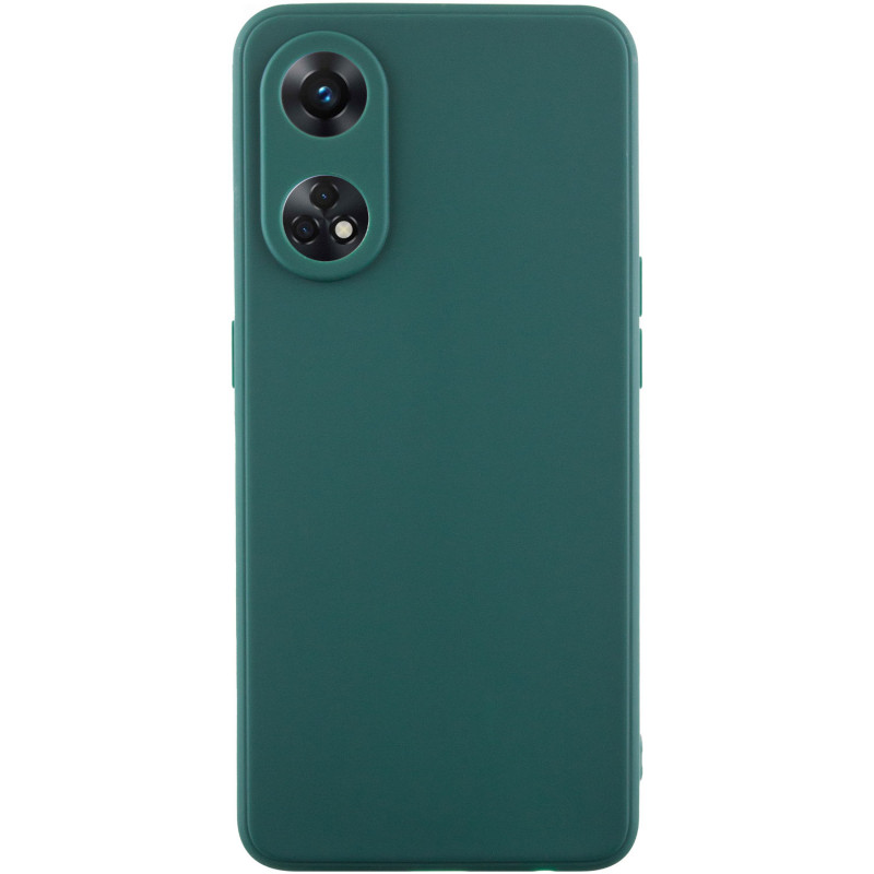 Силиконовый чехол Candy Full Camera для Oppo Reno 8 T 4G (Зеленый / Green)