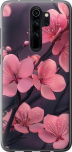 Чехол Пурпурная сакура для Xiaomi Redmi Note 8 Pro