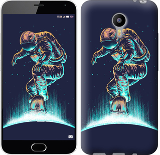 

Чохол Космонавт на скейтборді на Meizu M2 Note 591439
