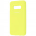 Чехол Silicone Cover Full Protective (AA) для Samsung Galaxy S10 (Желтый / Flash)