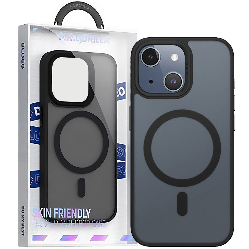 TPU+PC чохол Blueo Skin Friendly Frosted with Magnetic Safe на Apple iPhone 14 / 13 (6.1")