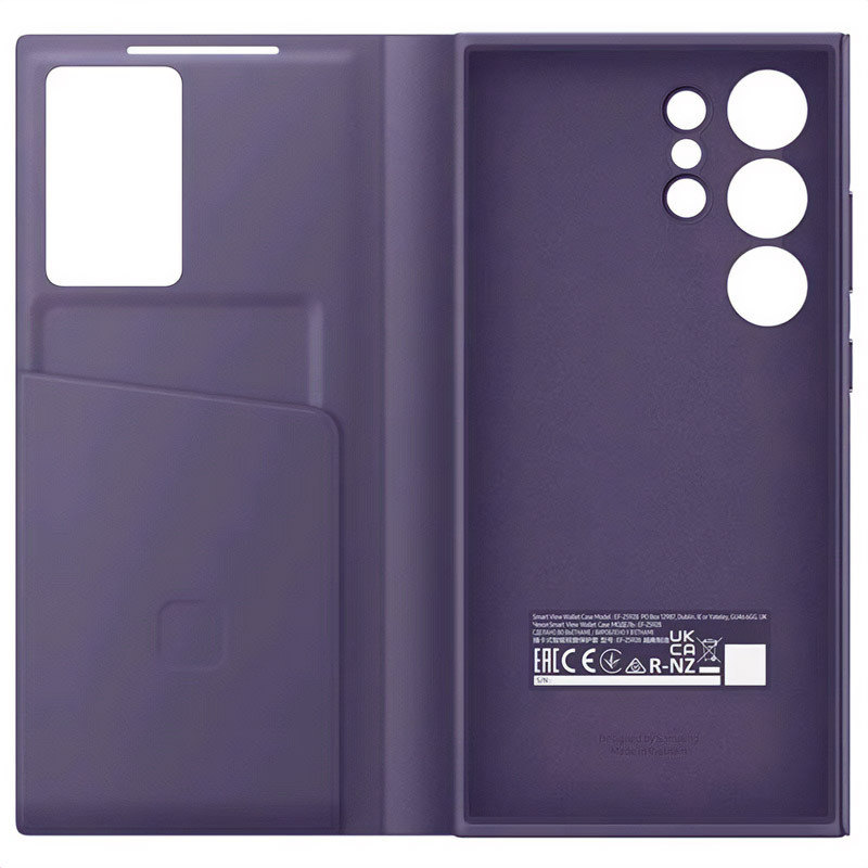 Фото Smart View Wallet Case (AAA) на Samsung Galaxy S24 Ultra (Purple) в маназині vchehle.ua