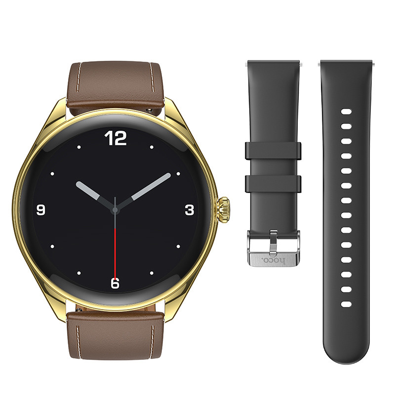 Фото Смарт-часы Hoco Smart Watch Y22 Amoled Smart sports watch (call version) (Champagne gold) в магазине vchehle.ua