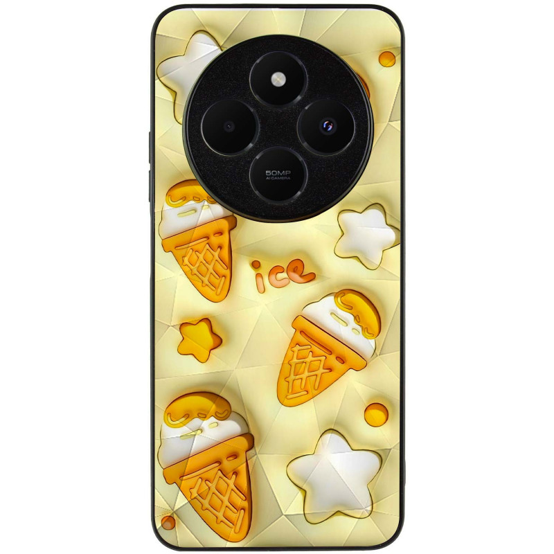 Фото TPU+PC чохол Prisma Fluffie на Xiaomi Redmi 14C / Poco C75 (Ice) на vchehle.ua