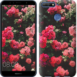 

Чохол Кущ з трояндами на Huawei Y6 Prime 2018 669854